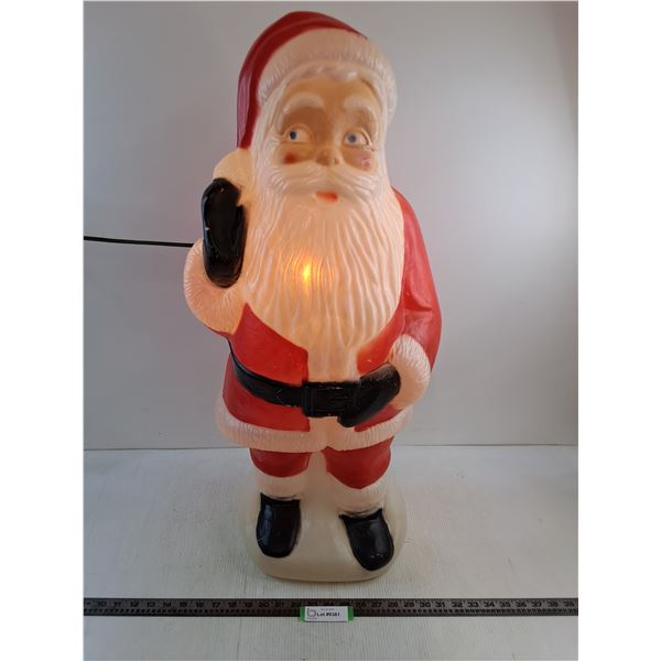 * Electrified Blow-Mold Santa Claus - 33" Tall - Tested - Pickup Only
