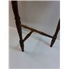 Image 5 : Half Moon Vintage End Table - Some Wear - 24" x 21" x 10" - CANNOT SHIP