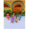 Image 2 : Mattel Dora the Explorer House & Figurine Set - 17" x 13" x 13" - Preferred Pick-Up