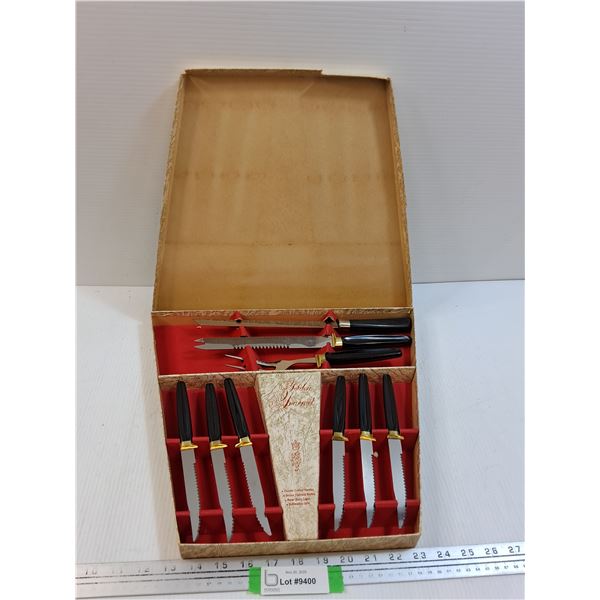 Regent Sheffield Stainless Steel Knife Set in Box
