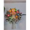 Image 5 : Vintage Angel Christmas Tree Topper - Lights Work - 9" Diameter