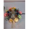 Image 6 : Vintage Angel Christmas Tree Topper - Lights Work - 9" Diameter