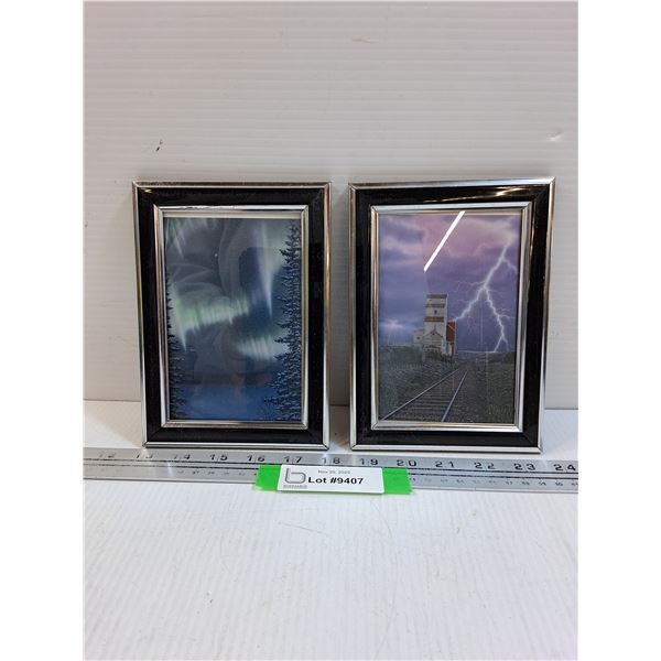 (2) Glen Scrimshaw Prints - 7" x 5"