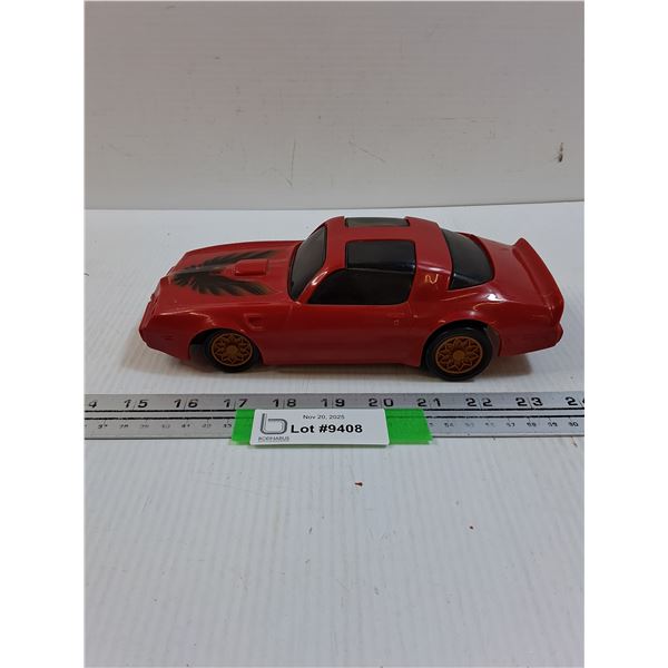 Vintage Trans Am Pull Cord Toy Car - Works