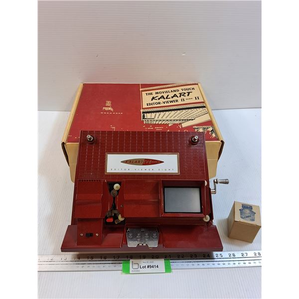 Movieland Touch Kalart Editor-Viewer w/Box - As Is