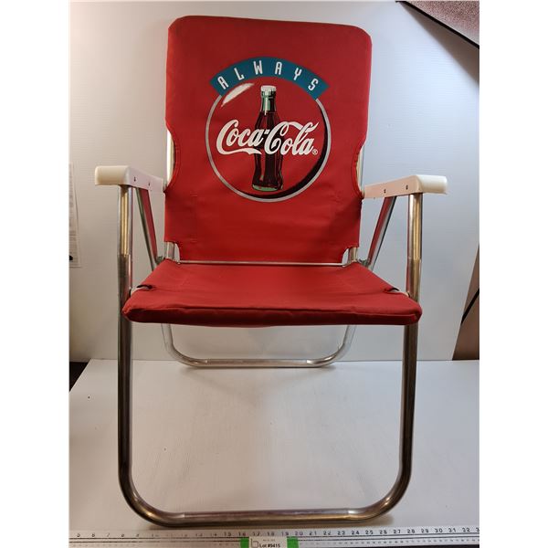 Coca Cola Folding Lawn Chair - CANNOT SHIP
