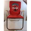 Image 1 : Coca Cola Folding Lawn Chair - CANNOT SHIP