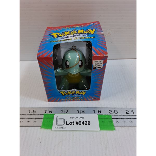 1999 Nintendo Pokemon Christmas Tree Ornament: Squirtle