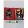 Image 1 : (2) Christmas Tree Ornament: Looney Tunes - Daffy & Peppy