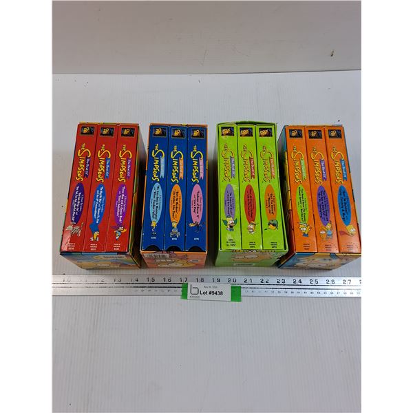 (4) Simpsons VHS Collections: Best of Simpsons