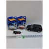 Image 1 : (3) Hot Wheel Cars & Mercedes Benz Model Car - 1/24 Scale