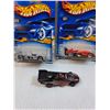 Image 2 : (3) Hot Wheel Cars & Mercedes Benz Model Car - 1/24 Scale