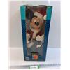 Image 1 : Animated Mickey Mouse Santa Figurine - 18" Tall - Working