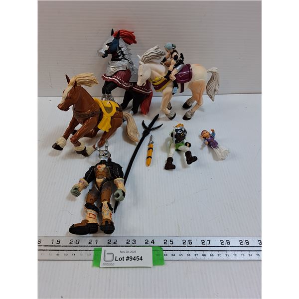 (6) Zelda Figurines & Horses