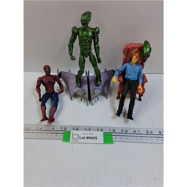 Green Goblin & Spiderman Figurine Set