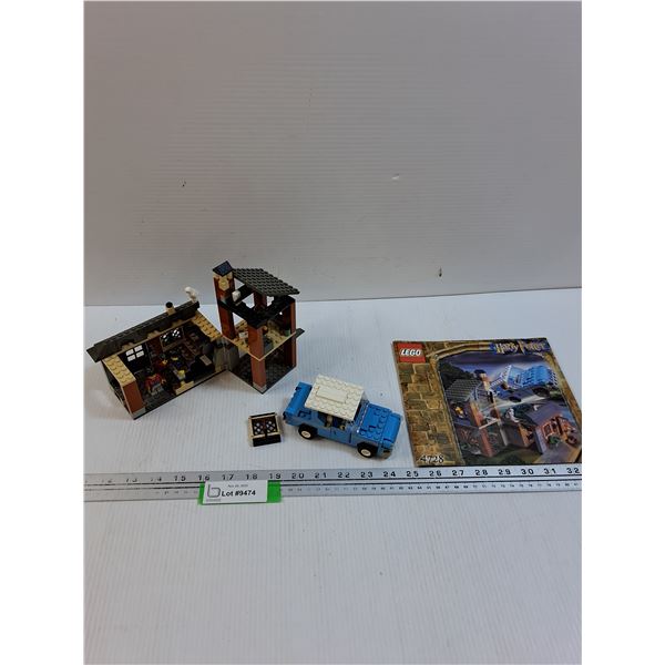 Harry Potter Lego Set - #4728 - Flying Car w/Manual - As Is