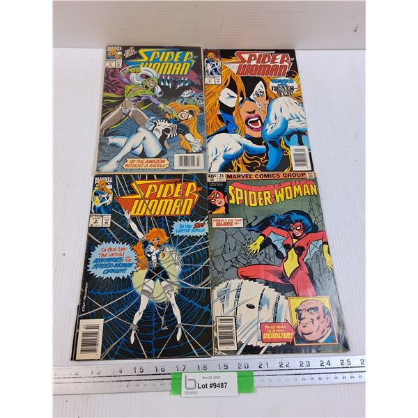 (4) Comicbooks: Spider Woman