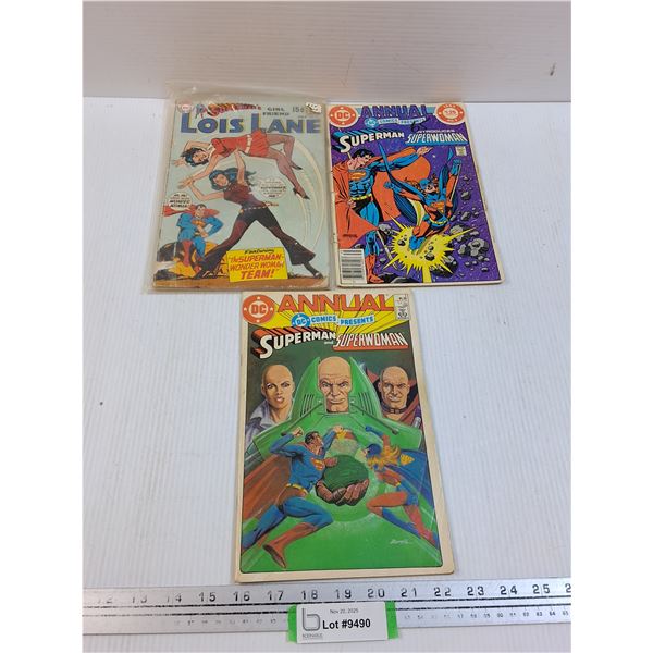 (3) Comicbooks: Superman & Lois Lane