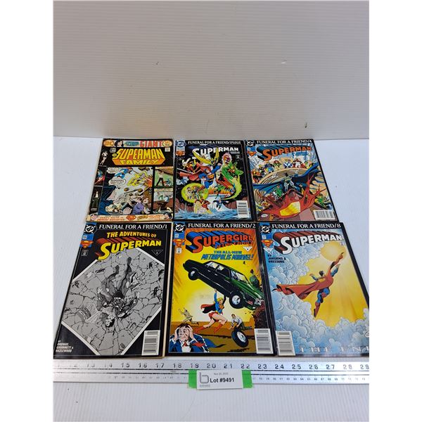 (6) Comicbooks: Superman & Supergirl