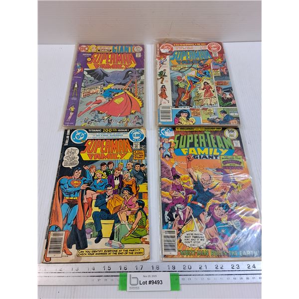 (4) Comicbooks: Superman Family