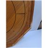 Image 4 : * Crokinole Wooden Playing Board & Pieces - 27" Diameter - CANNOT SHIP
