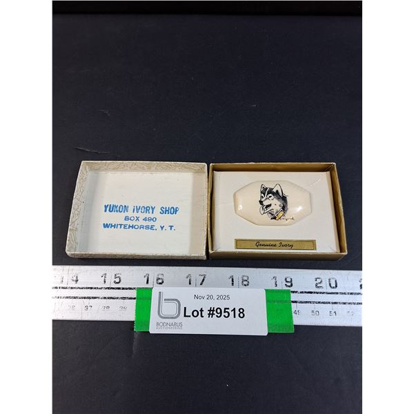 Yukon Ivory Collectors Pin in Box
