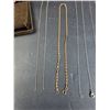 Image 2 : (4) Necklaces - One Needs Clasp & Has Case