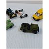 Image 3 : (9) Die Cast Cars: Matchbox Army Jeep, Maisto, Misc - Some Wear