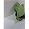 Image 3 : Vintage Metal Match Box Holder - Green - 6" x 3.5" x 3.5"