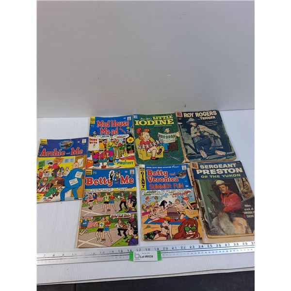 (7) Comicbooks: Archie, Little Iodine, Roy Rogers, Sergent Preston, Misc