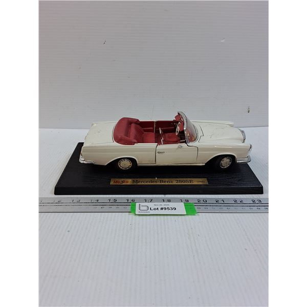 Mercedes Benz Convertible Model - 280SE, 1966  - 12" X 5" X 3.5"
