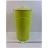 Image 1 : Vintage Painted Metal Kitchen Flour Storage Bin w/Lid - 24" x 12" - PICK-UP PREFFERED