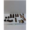 Image 1 : Vintage Door Handle Hardware Lot: Door Knobs, Hinges, Face Plates