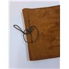 Image 3 : Vintage Soft Leather Snap Shot Picture Album Book - 10.5" x 7"
