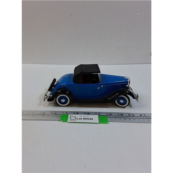 Solido Ford V8 Die Cast Model Car - 9" Long