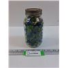 Image 1 : Mason Jar of Marbles