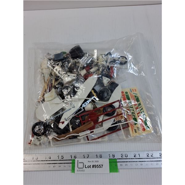 Various Plastic Model Pieces