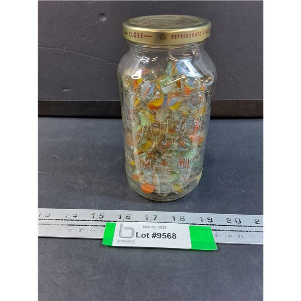Mason Jar of Marble