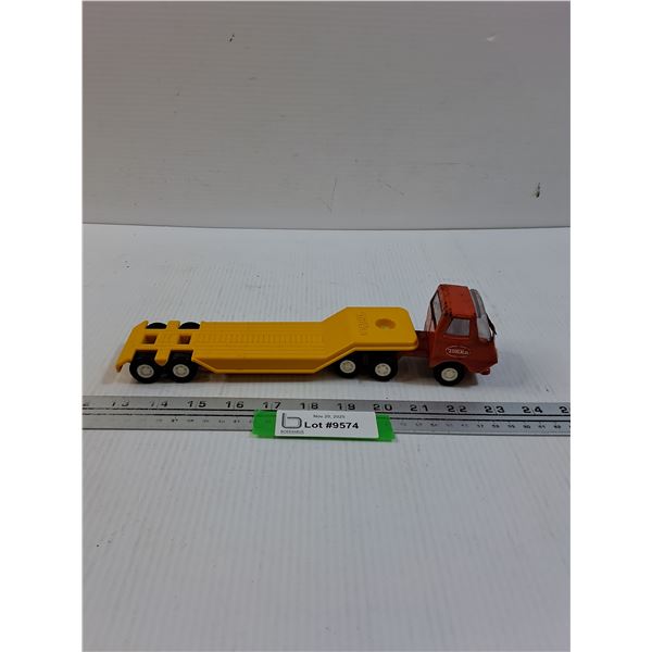 Vintage Tonka Die Cast & Plastic Model Toys Cab Over Semi  & Trailer
