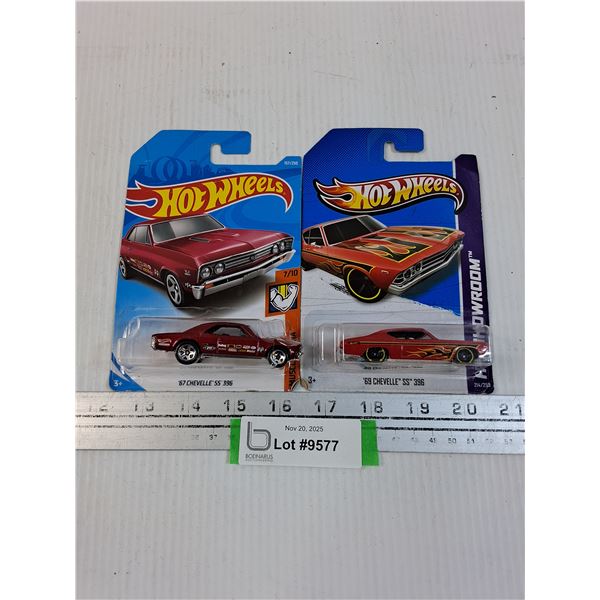 (2) Hot Wheels Cars: Chevelle Models