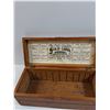Image 3 : Vintage Gold Label Dispensing Box - 14" x 6" x 5"