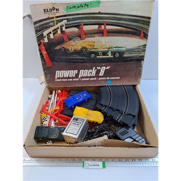 Vintage Eldon Road Race Set Power Pack - Consigner States Complete Set