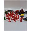 Image 2 : Plastic Toy Soliders, Matchbox & Hot Wheels Die Cast Vehicles