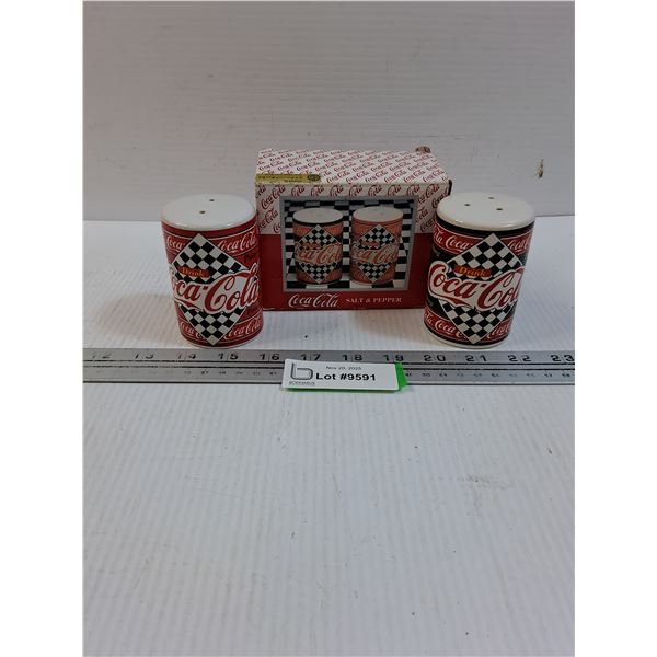 Coca Cola Salt & Pepper Shakers w/Box