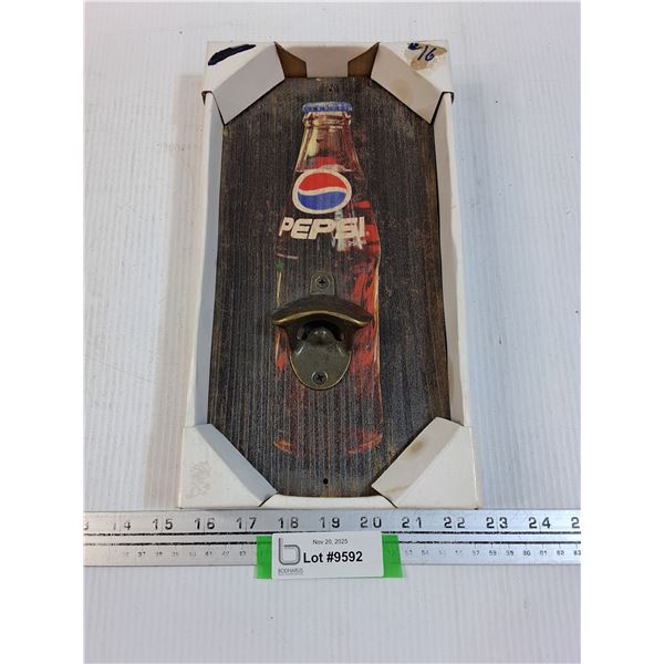 Pepsi Wall Mount Bottle Opener - 11" x 6"