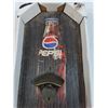 Image 3 : Pepsi Wall Mount Bottle Opener - 11" x 6"