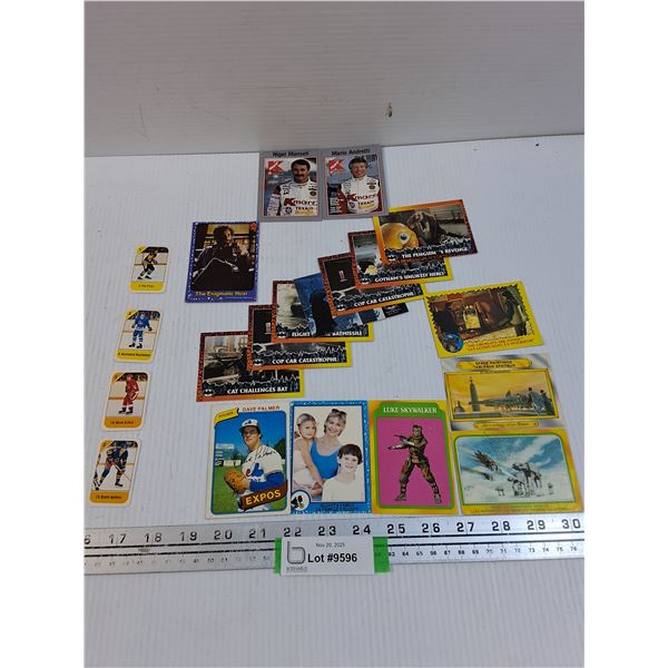 (20) Collector Trading Cards: Post Hockey, Baseball, Nascar, Batman, Misc