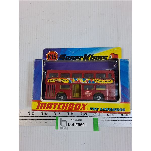 Matchbox Double Decker Die Cast Bus in Box