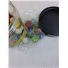 Image 3 : Marbles & Decorative Stones in Jar