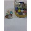 Image 4 : Marbles & Decorative Stones in Jar
